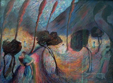 kiss Marianne von Werefkin Expressionism Oil Paintings